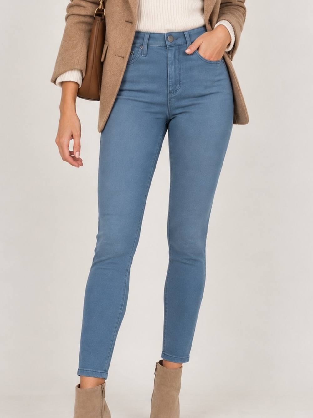 AG Adriano Goldschmied Farrah High Rise Skinny Ankle Jeans Blue 25 NWT